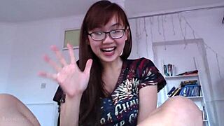 Scene#1 for video: Big tits Asian teen talks fast and cute