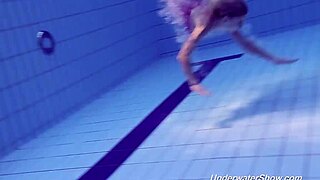 Scene#3 for video: Proklova strips her bikini and swims in the pool