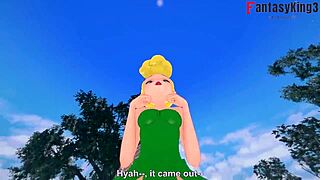 Scene#2 for video: Blonde cosplayer Tinker Bell engages in sexual act...