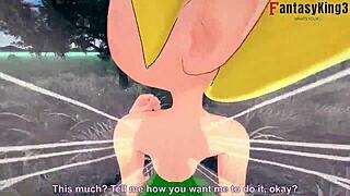 Scene#3 for video: Blonde cosplayer Tinker Bell engages in sexual act...