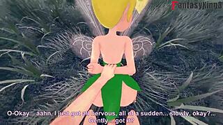 Scene#4 for video: Blonde cosplayer Tinker Bell engages in sexual act...